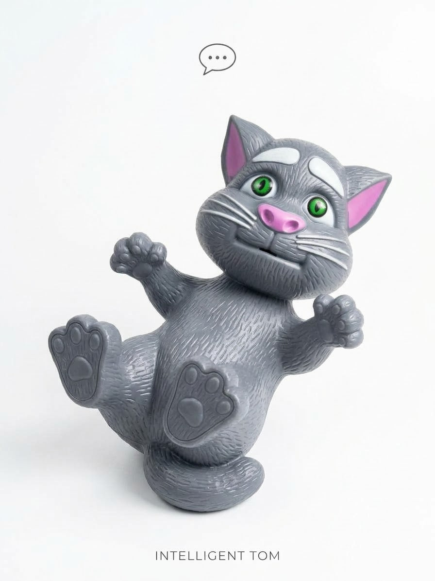 Interactive Talking Intelligent Tom Cat Toy Figure