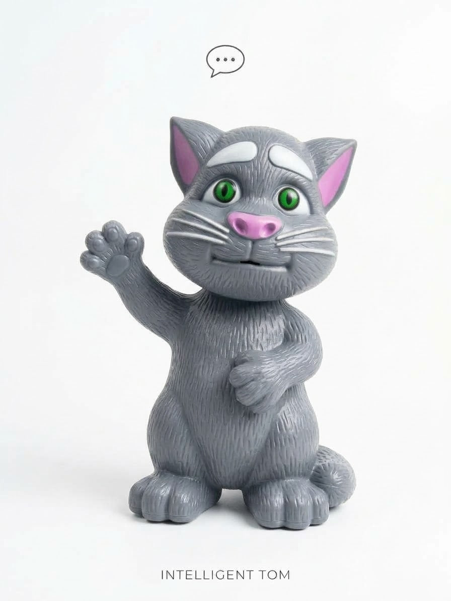 Interactive Talking Intelligent Tom Cat Toy Figure