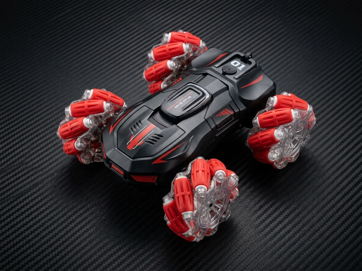 4X4 Mecanum Wheel Remote Control Stunt Car With Remote & Watch Control