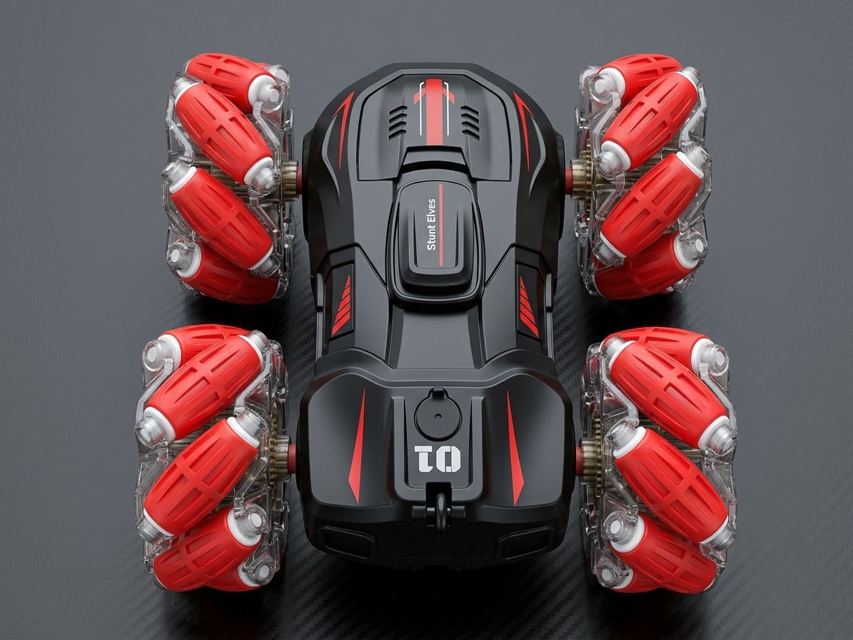 4X4 Mecanum Wheel Remote Control Stunt Car With Remote & Watch Control