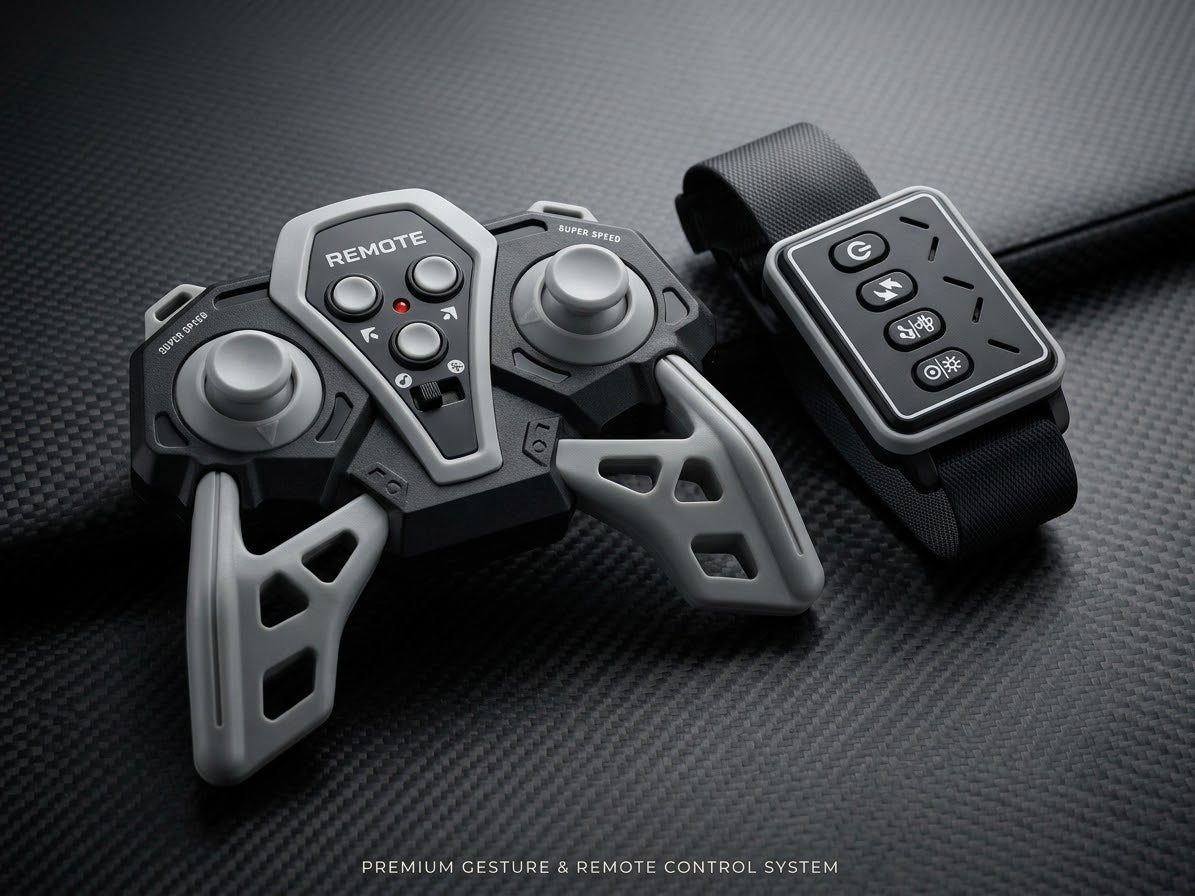 4X4 Mecanum Wheel Remote Control Stunt Car With Remote & Watch Control