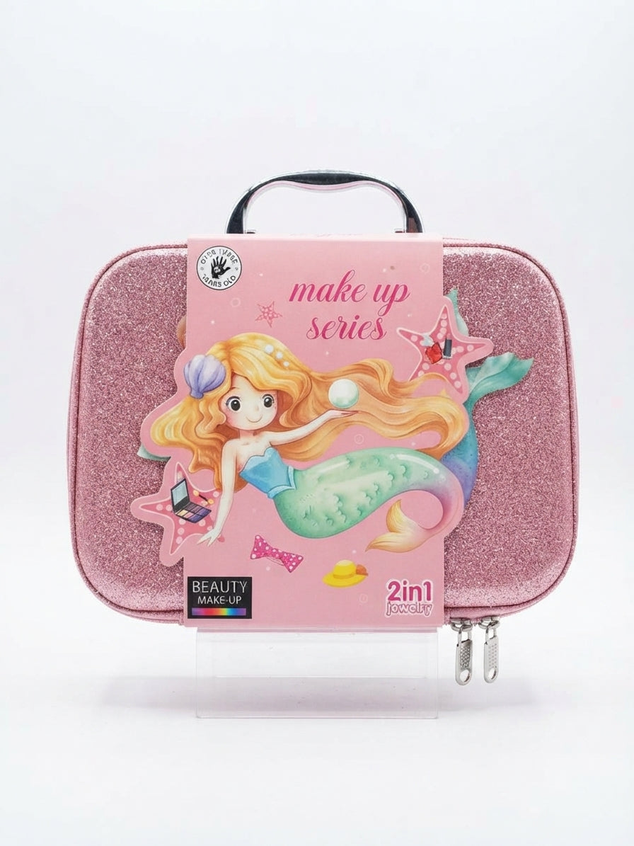 Cosmetics Set Pretend Makeup Toys Girls Play Bag