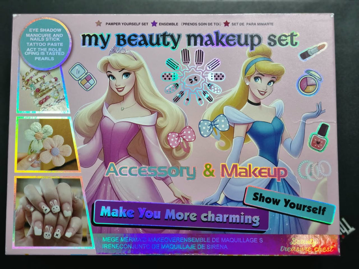 Princess Theme Beauty Makeup And Accessory Set