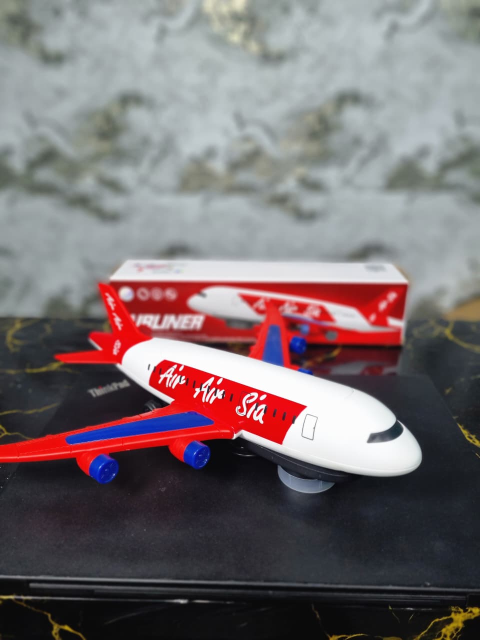 Red And White Airliner Toy Airplane Model