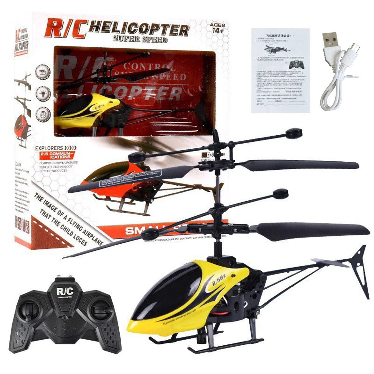 Helicopter 2-Channel Remote Control Toy