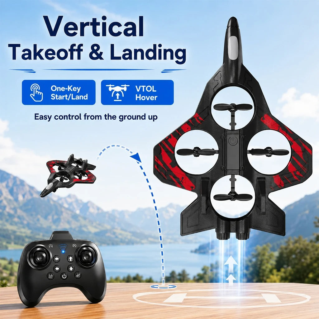 RC Plane Fixed Altitude Hover LED Light 360 Stunt