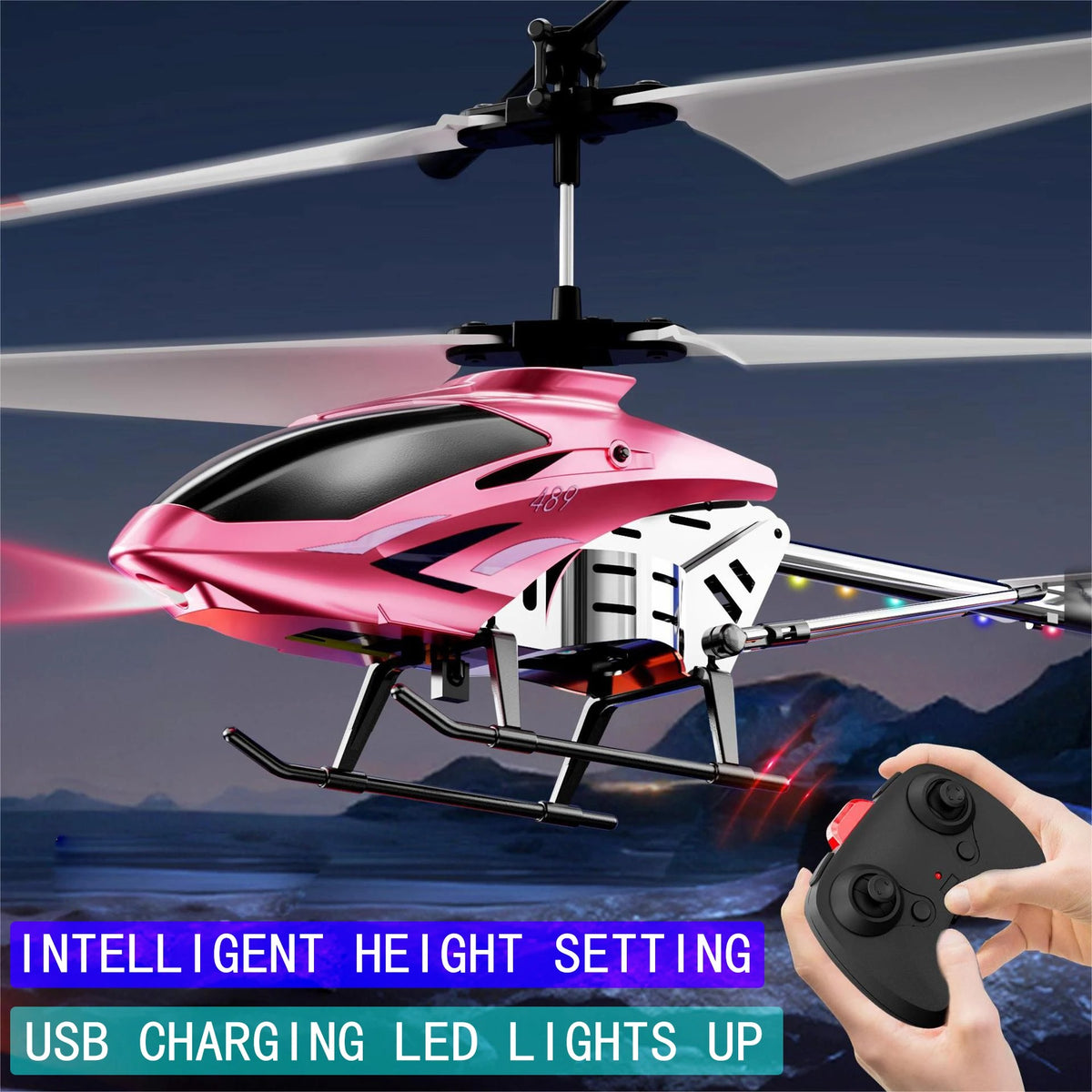 2.4G Electric Helicopter Charging, Luminous, Crash Resistant