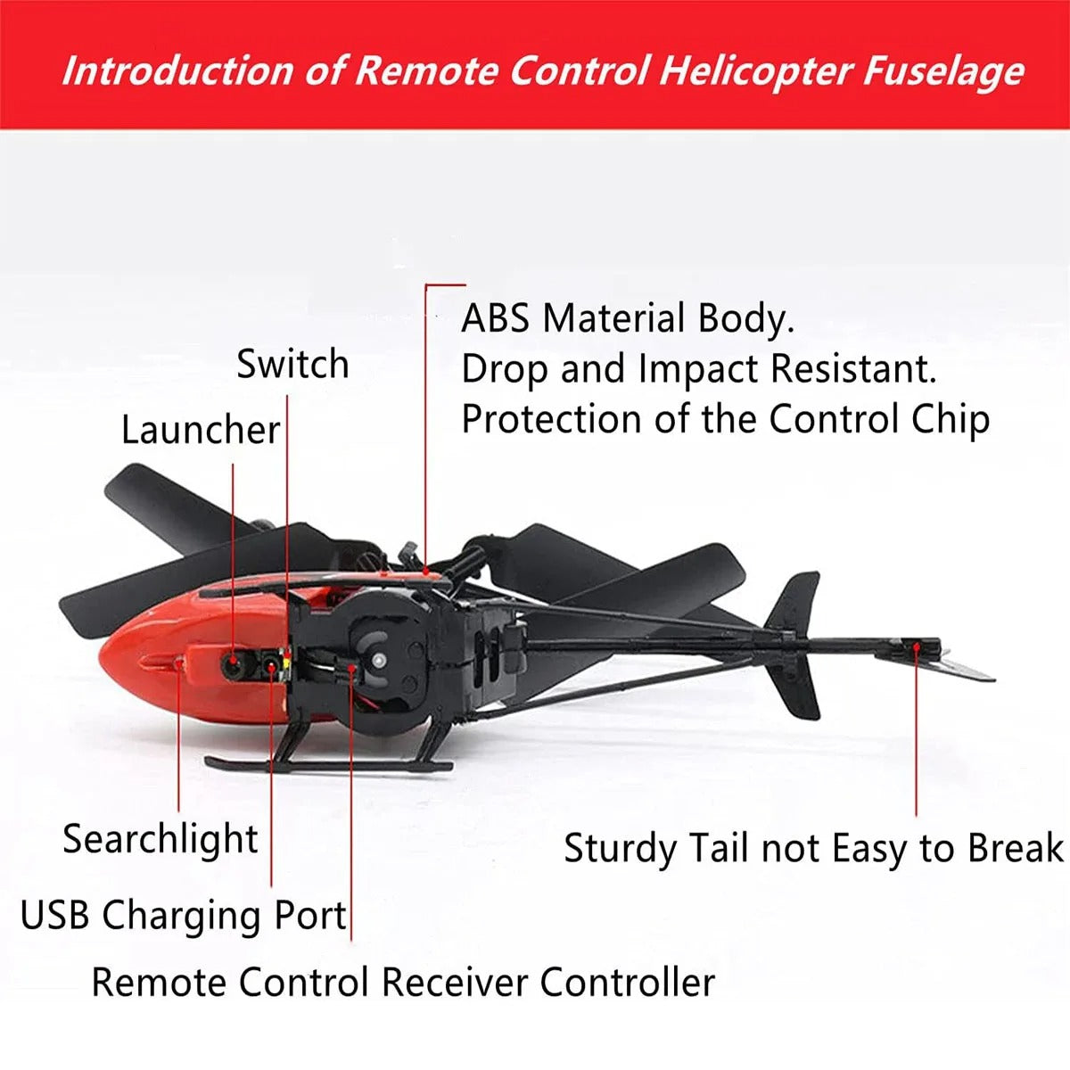 Helicopter 2-Channel Remote Control Toy