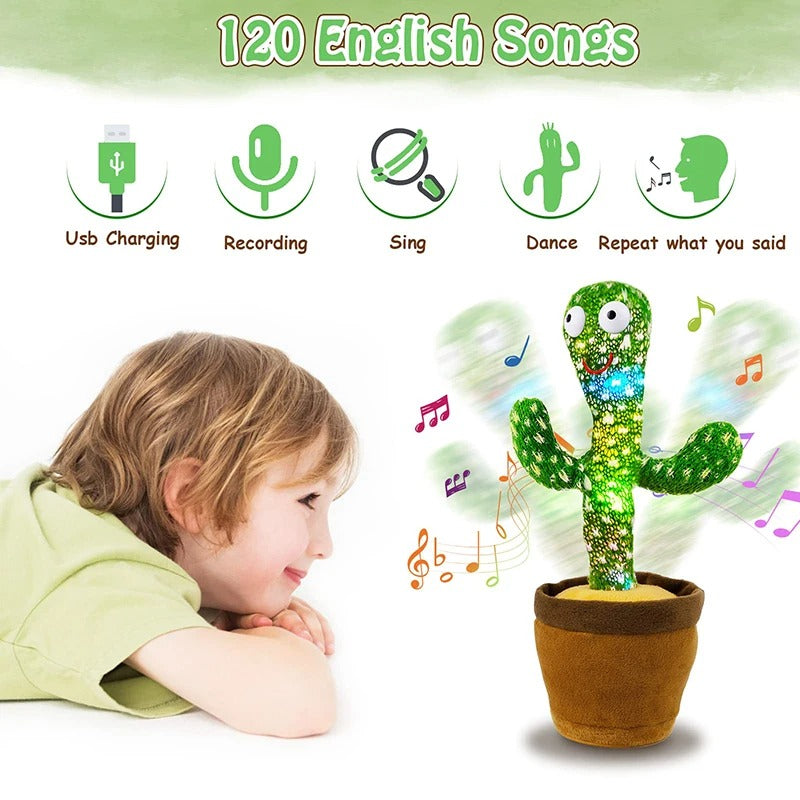 Dancing Cactus Toy with 120 Songs