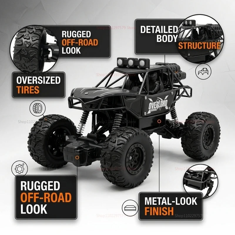 Advanced All Terrain Remote Control Off Road Monster Truck