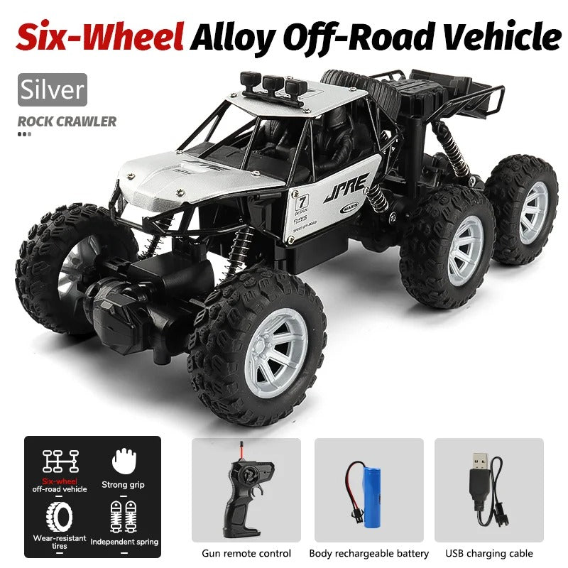 Six Wheel Climb Remote Control Off Road Mountainous Alloy Car