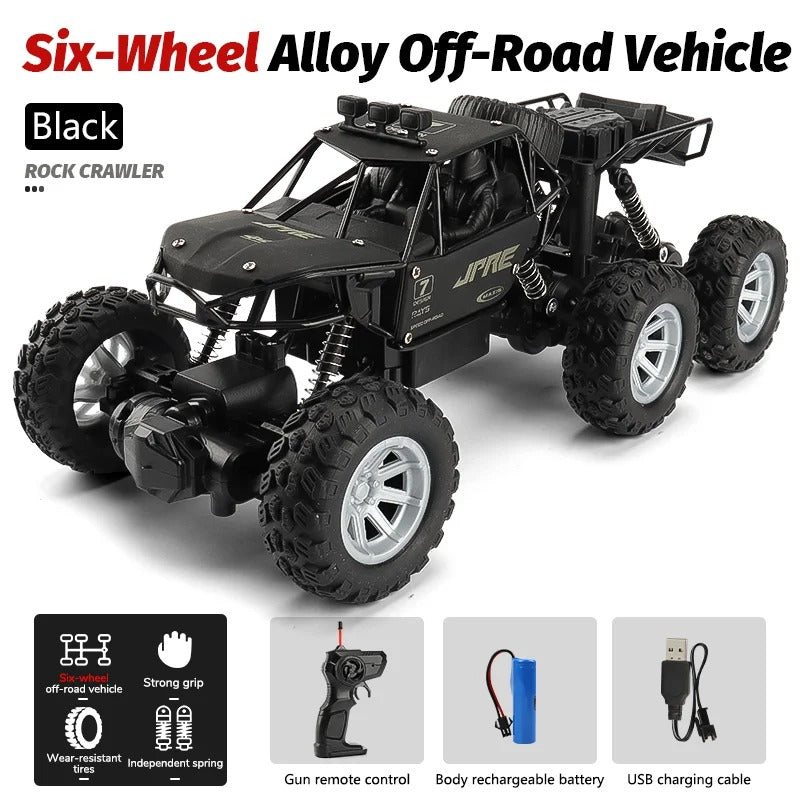 Six Wheel Climb Remote Control Off Road Mountainous Alloy Car