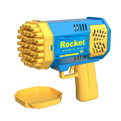 40 Hole Launcher Handheld Portable Automatic Bubble Gun LED Light