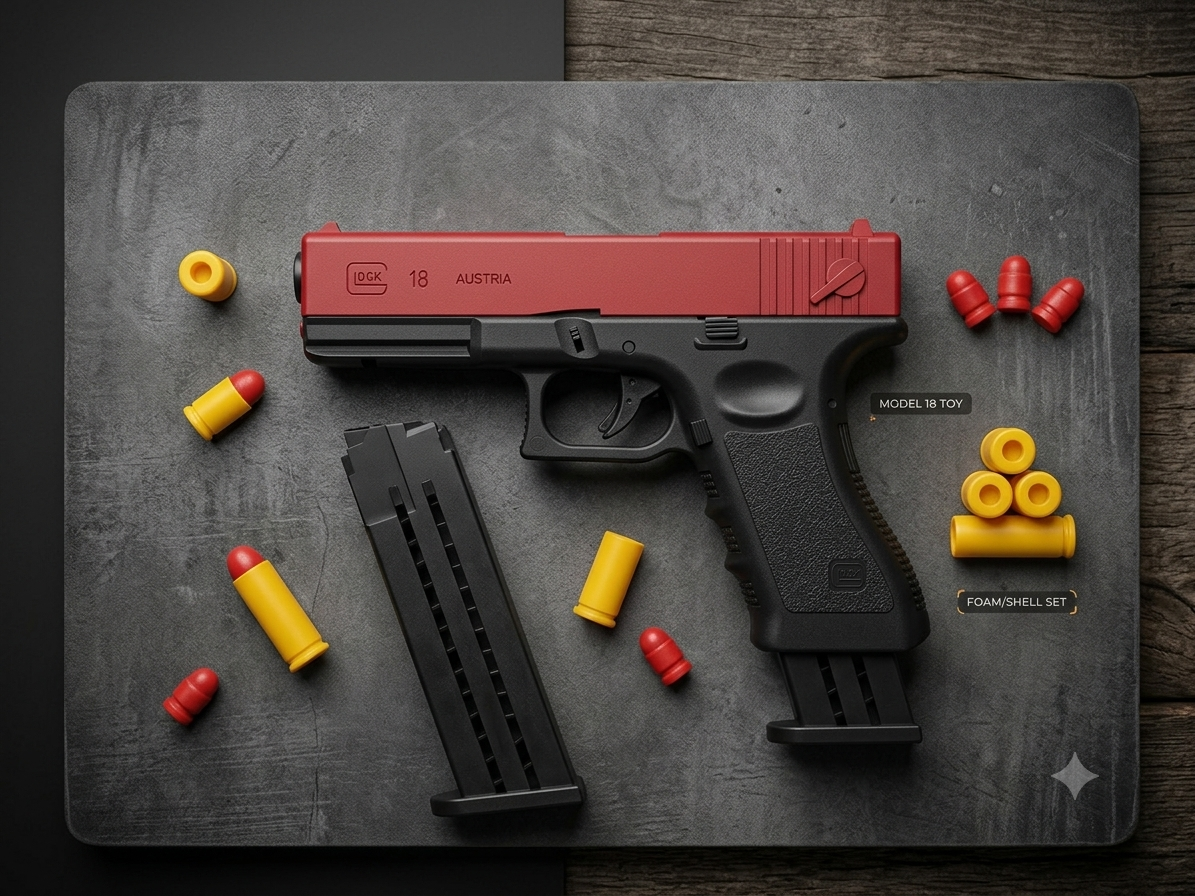 Premium Glock 18 Toy Pistol Set